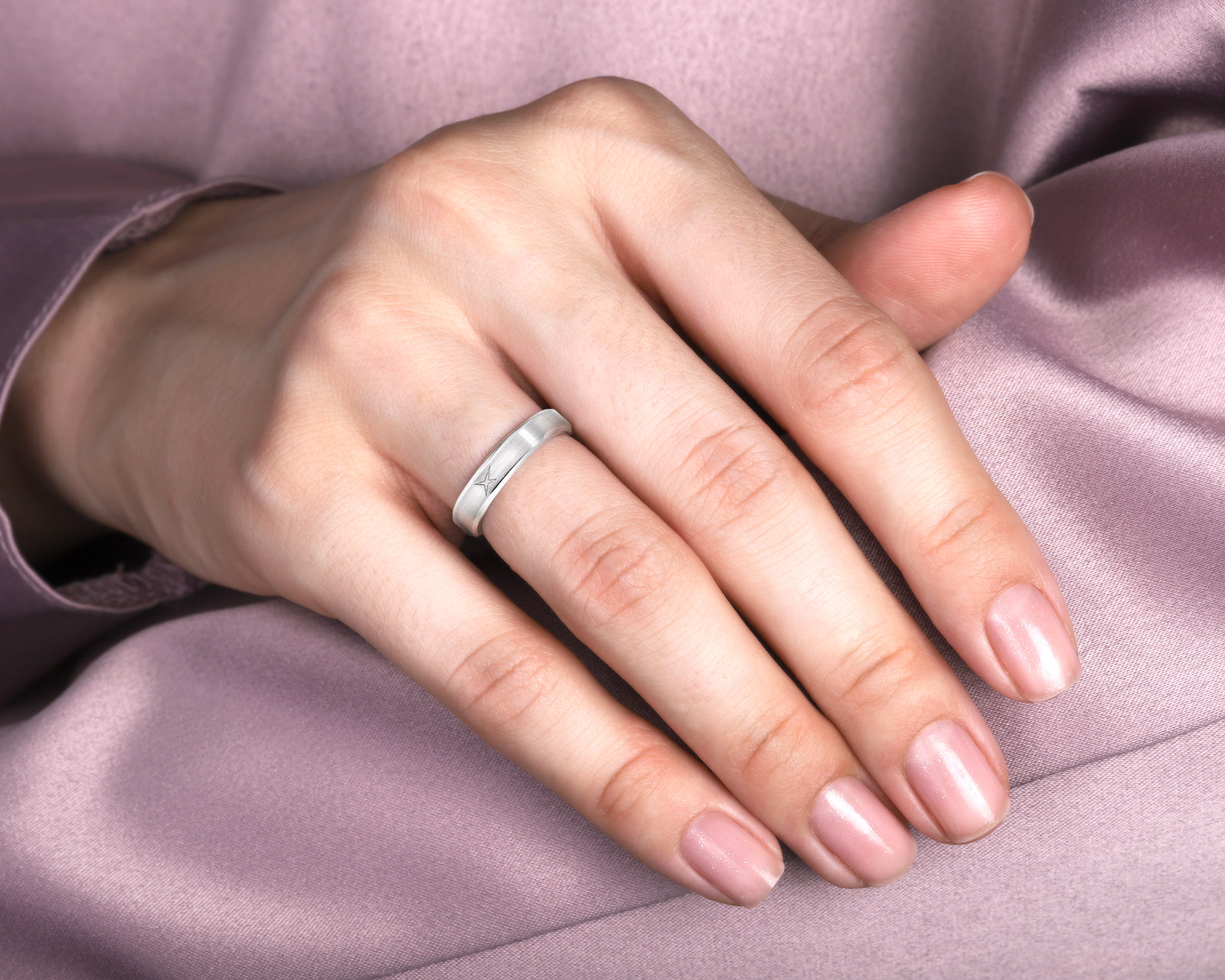 Оригинальное платиновое кольцо Mauboussin Alliance Fidèle Mon Amour