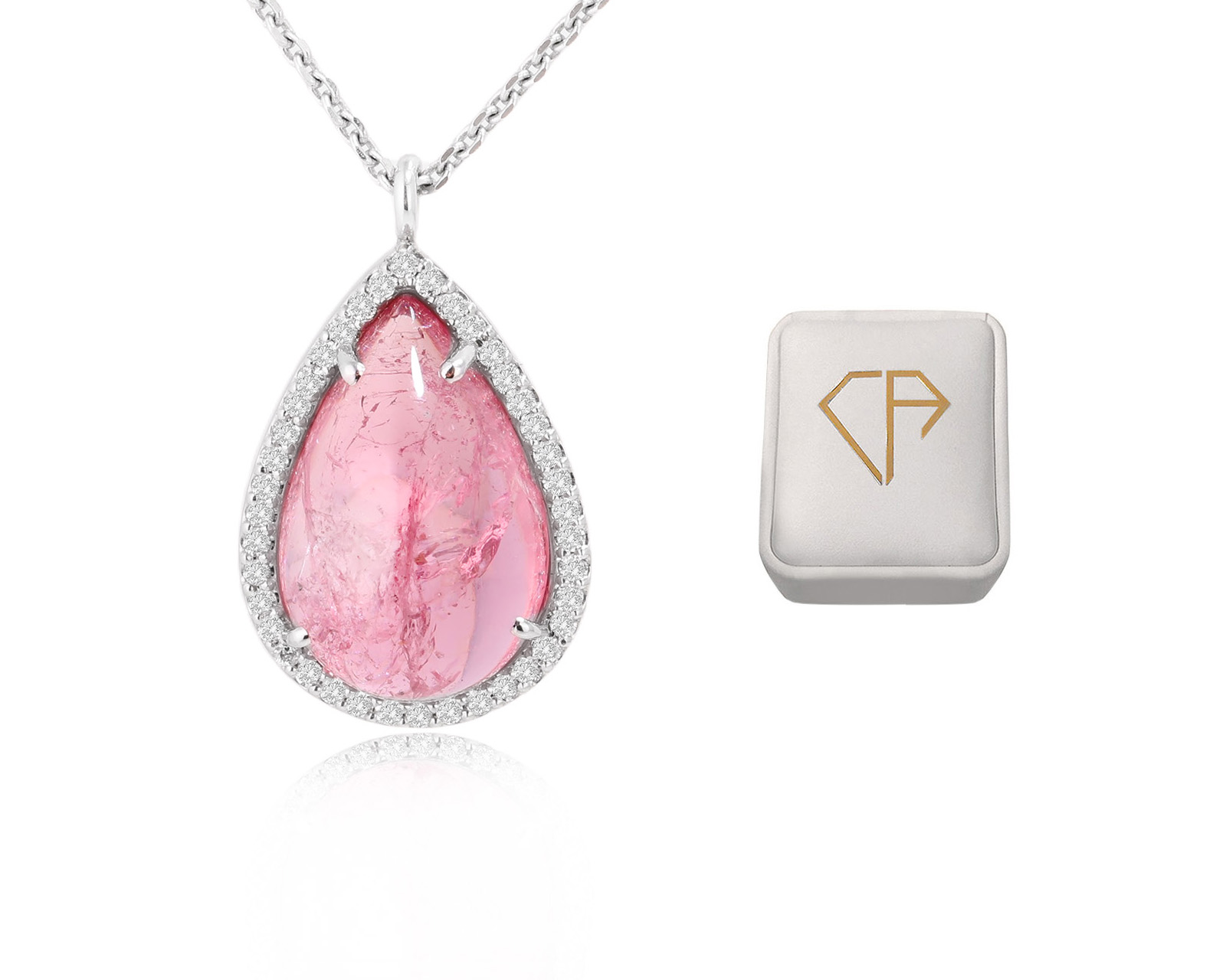 Оригинальное золотое колье со шпинелью 8.69ct Constantin Artmayer