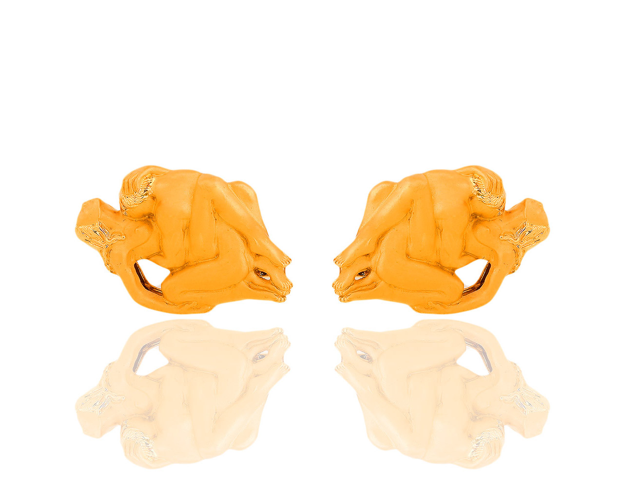 Оригинальные золотые запонки Carrera y Carrera Eden 130918/5