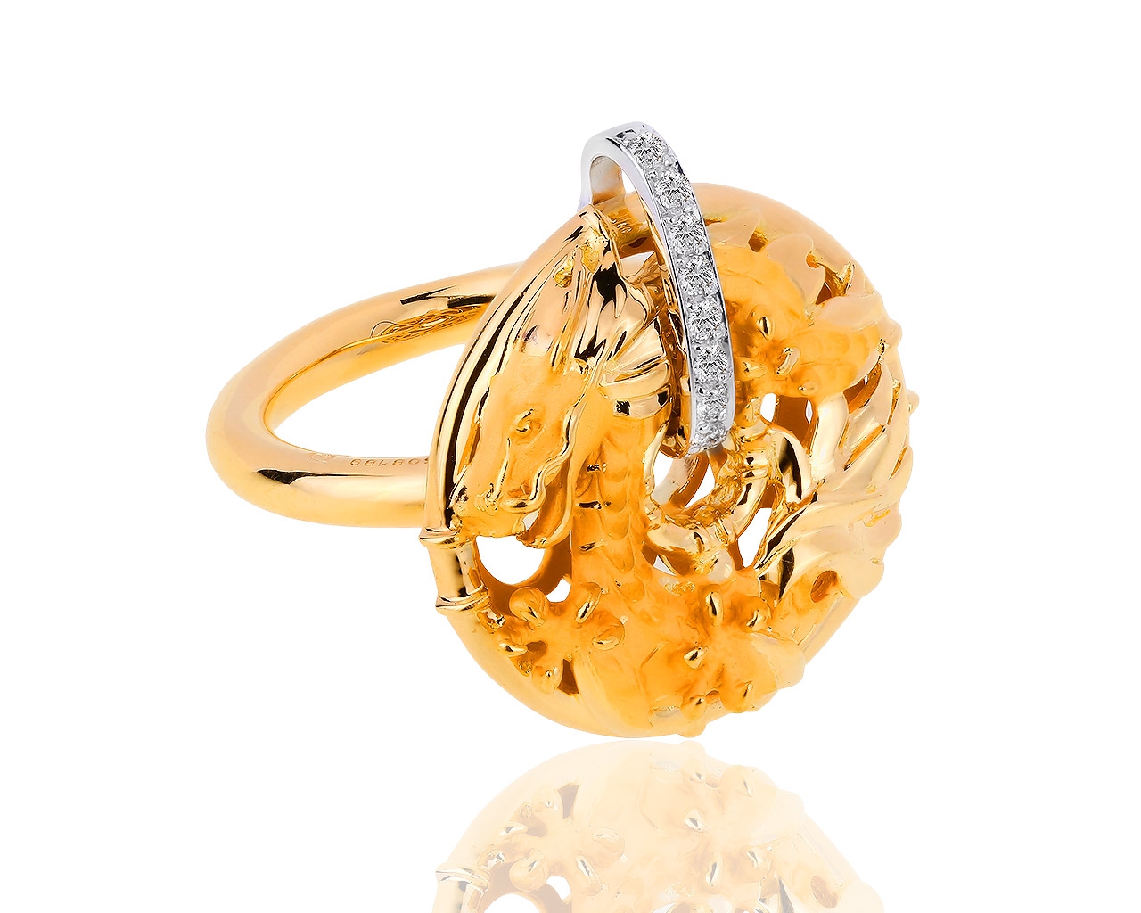 Золотое кольцо с бриллиантами Carrera y Carrera Shanghai 021018/3