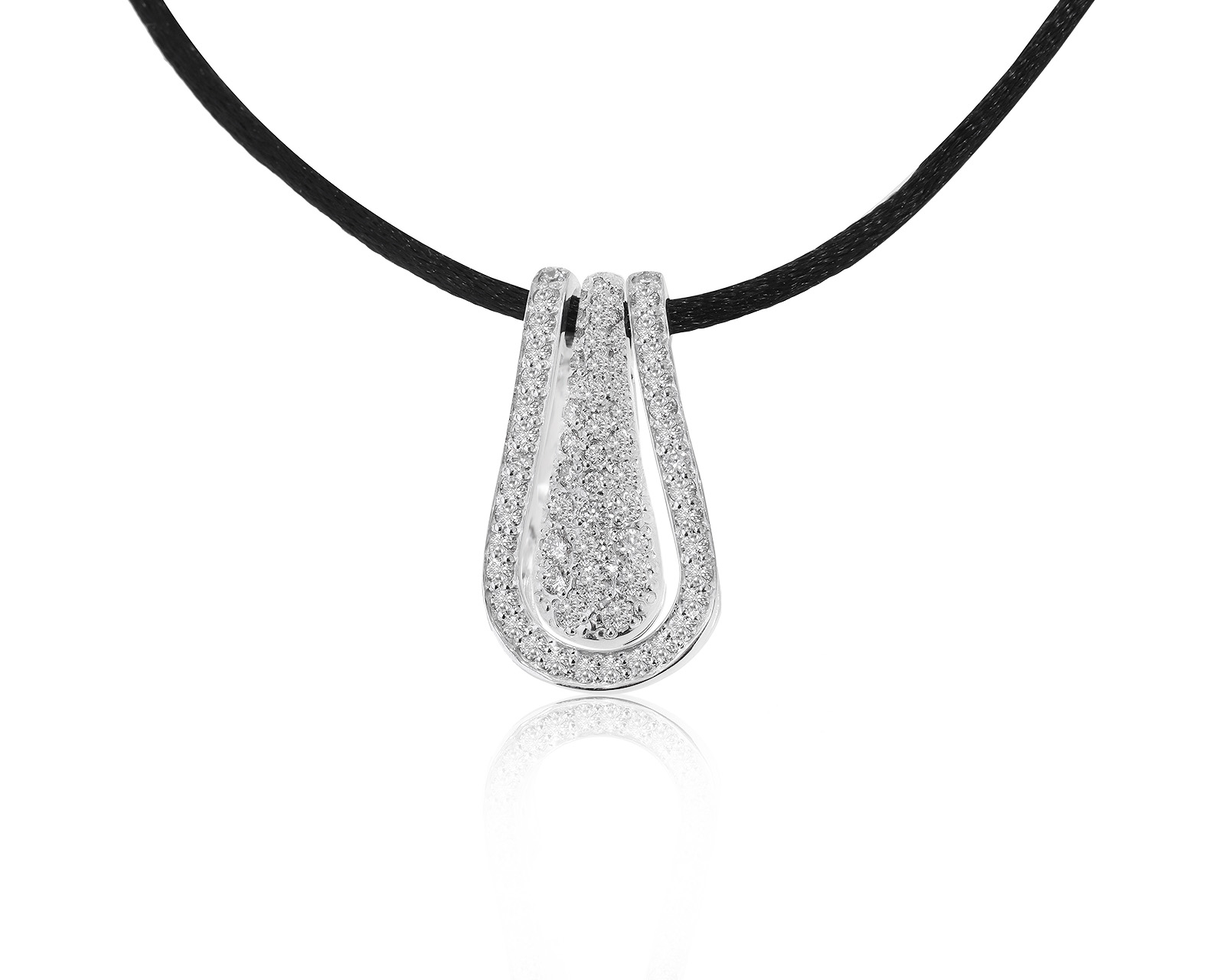 Престижный золотой кулон с бриллиантами 1.74ct 261021/9 Престижный золотой кулон с бриллиантами 1.74ct 261021/9