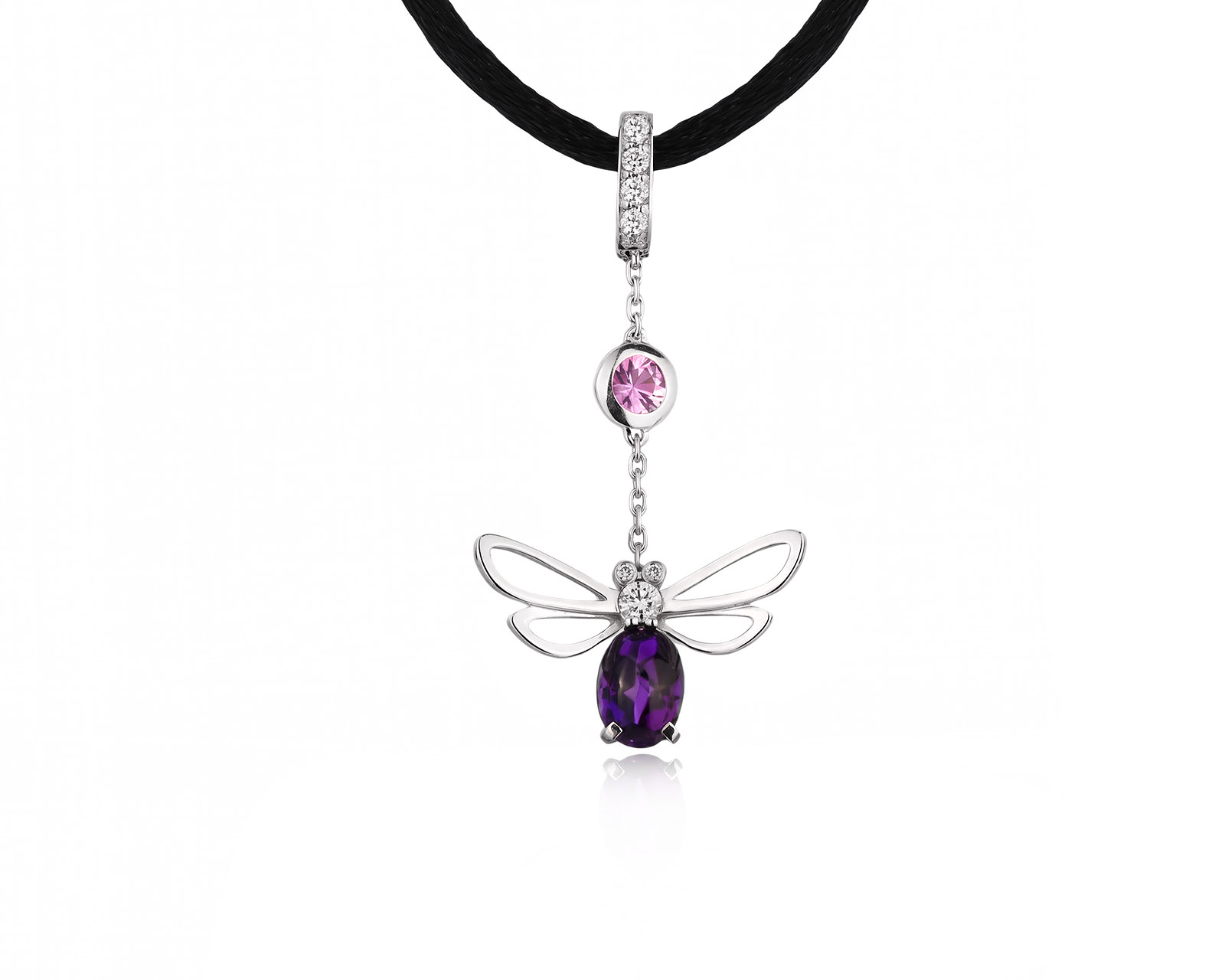 Оригинальный золотой кулон Chaumet Attrape Moi Si Tu M'Aimes 140726/4