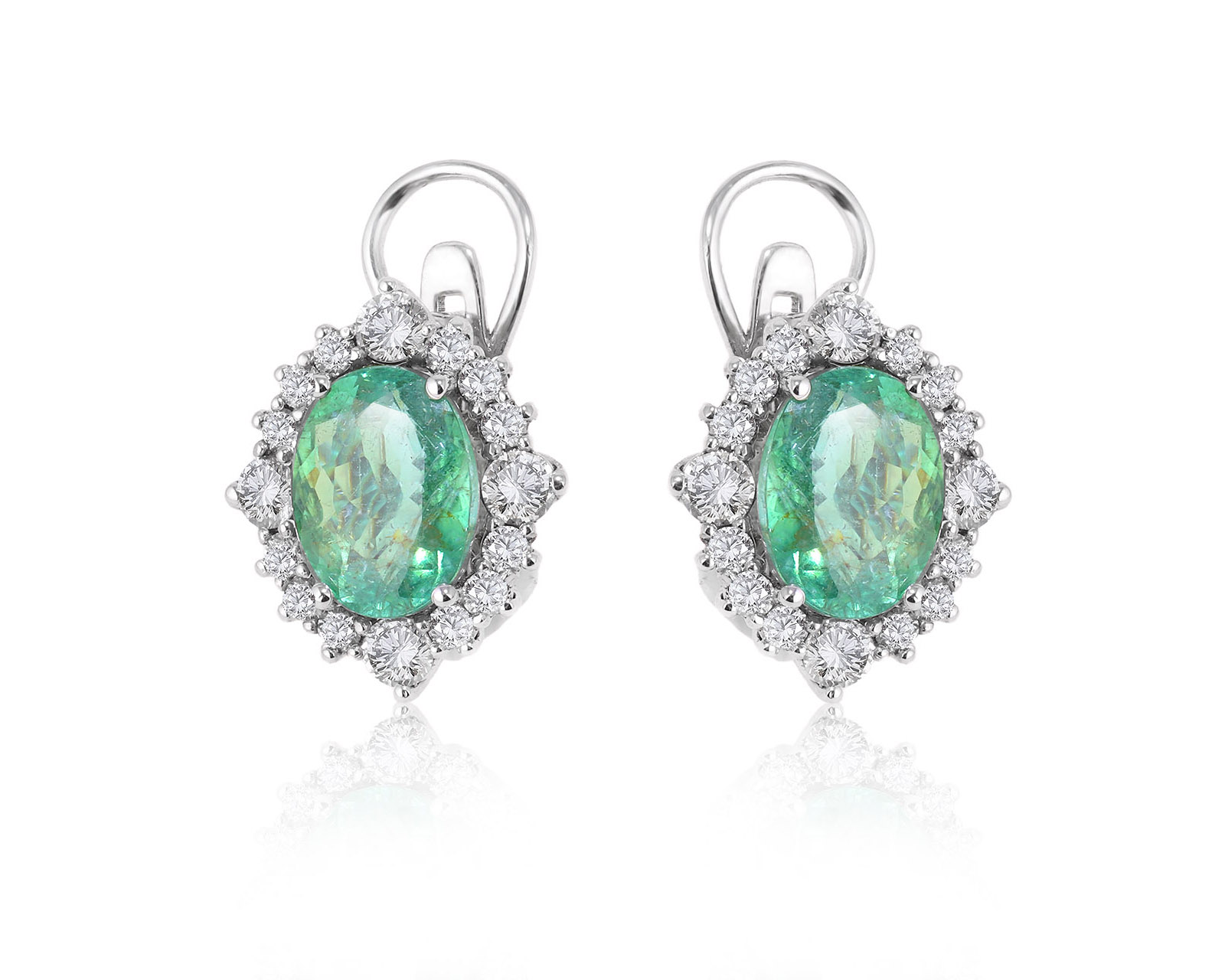 Золотые серьги с турмалинами параиба 4.70ct Evgeny Matveev 150525/Б140 Золотые серьги с турмалинами параиба 4.70ct Evgeny Matveev 150525/Б140