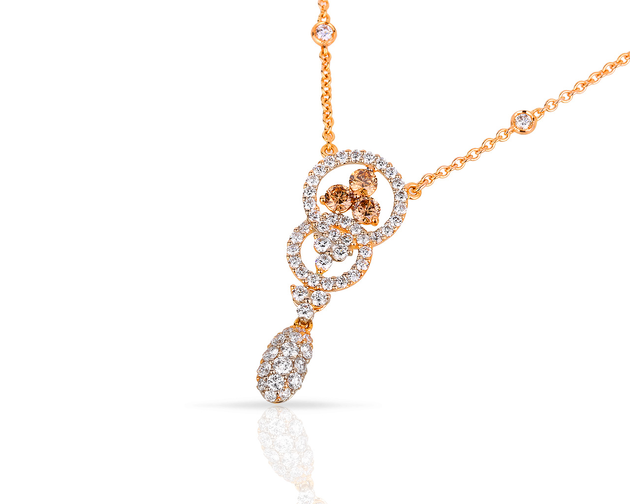 Золотая подвеска с бриллиантами 1.31ct Crivelli 002400/00