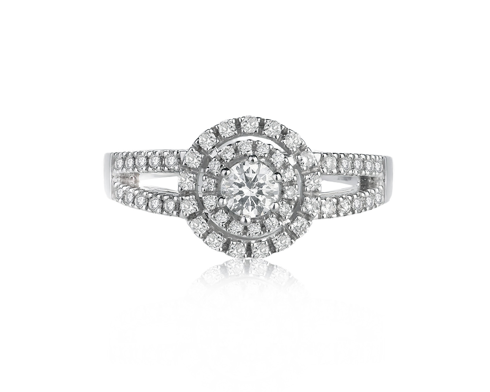Оригинальное золотое кольцо с бриллиантами 0.63ct Constantin Artmayer