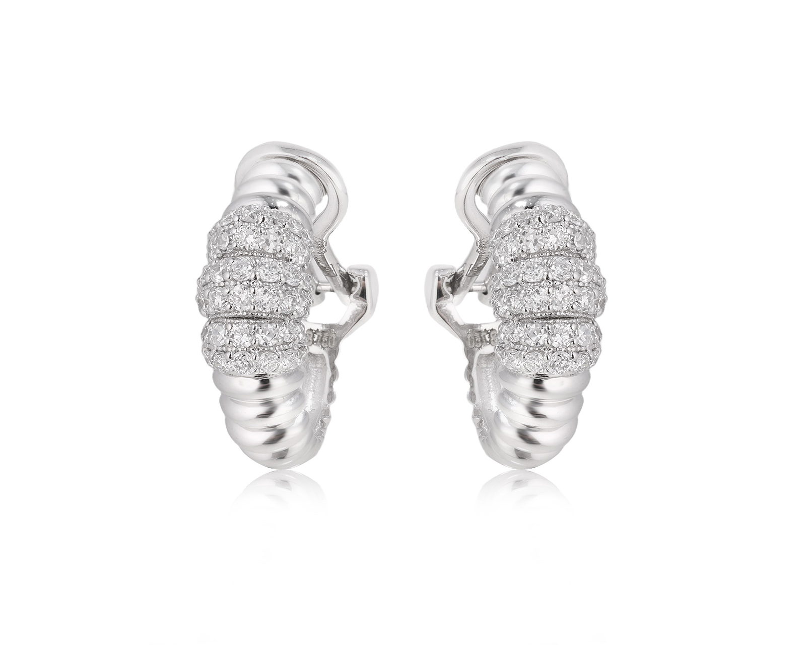 Оригинальные золотые серьги с бриллиантами 0.50ct Roberto Bravo 170725/10 Оригинальные золотые серьги с бриллиантами 0.50ct Roberto Bravo 170725/10