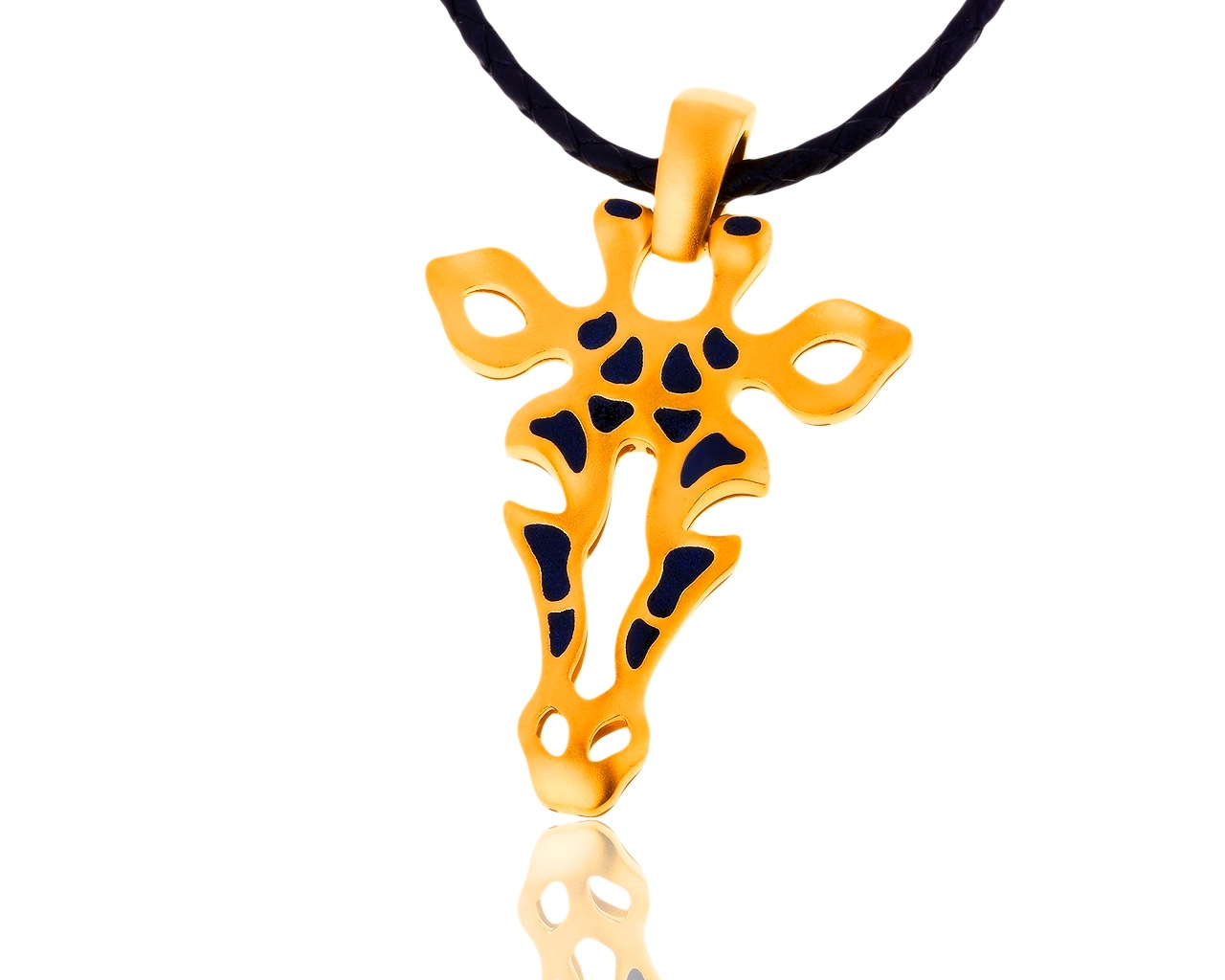 Оригинальный золотой кулон с эмалью Carrera y Carrera 260719/6