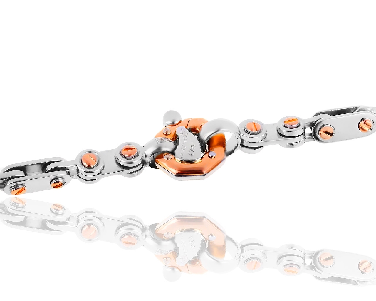 Солидная золотая цепь с бриллиантом 0.015ct Baraka 210319/6
