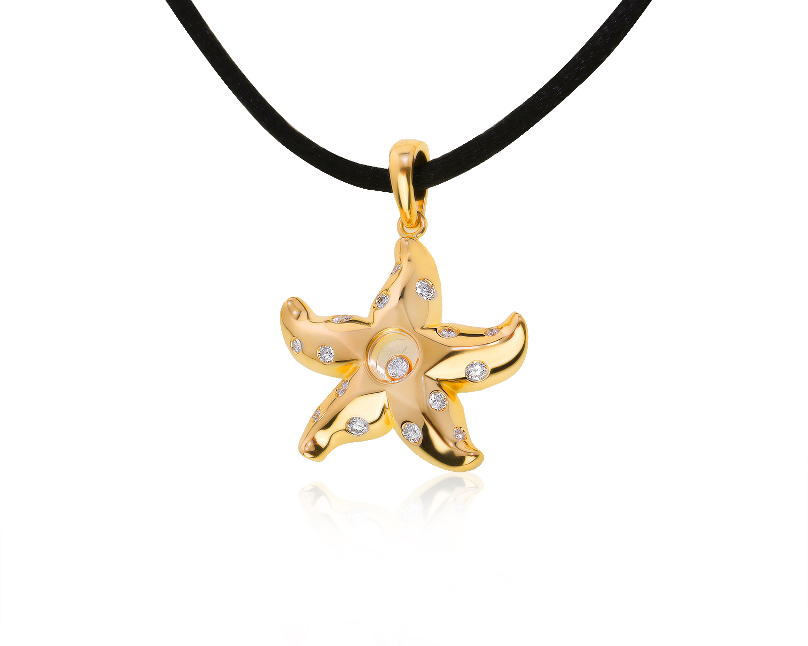 Оригинальный золотой кулон Chopard 131221/4