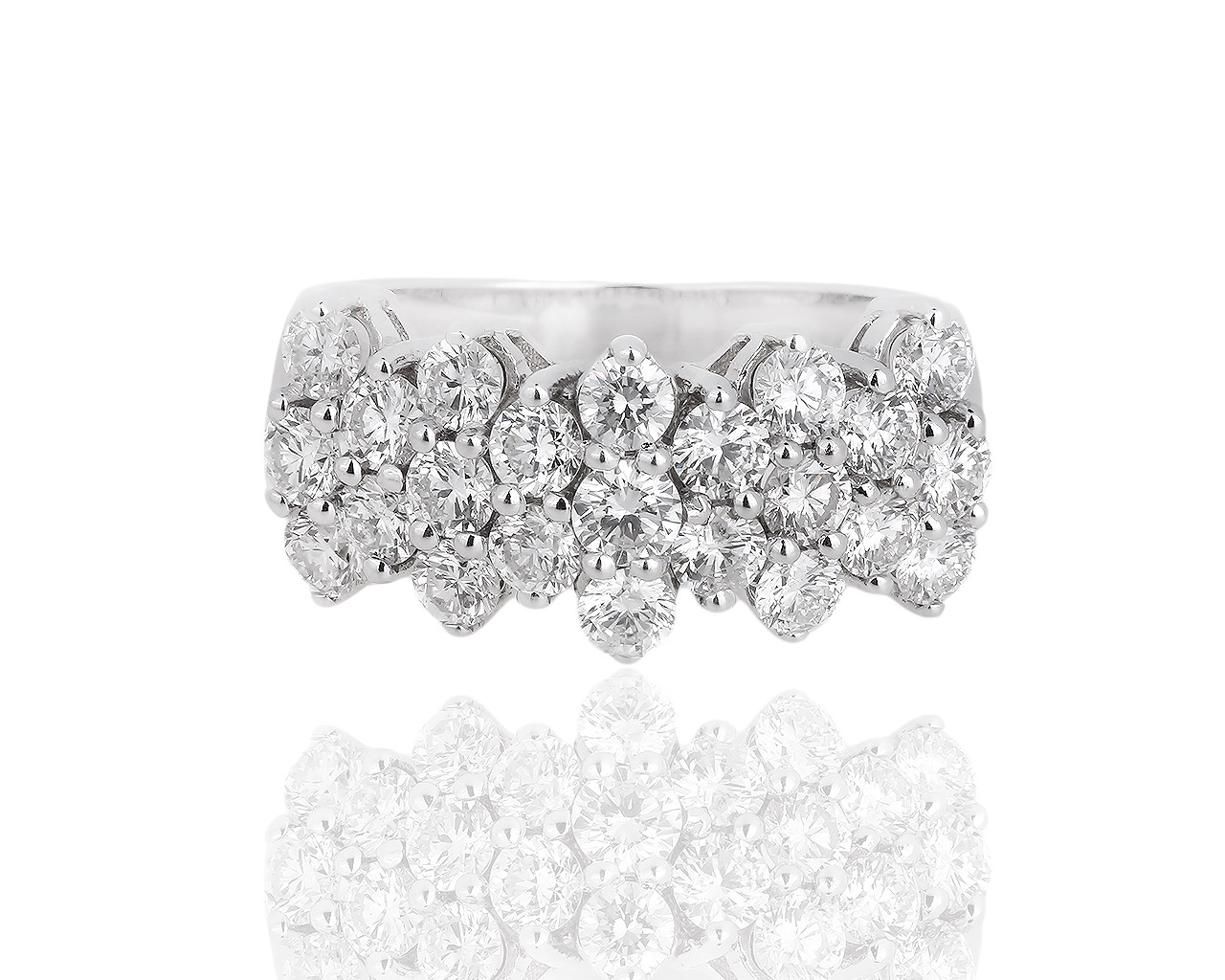 Изумительное золотое кольцо с бриллиантами 1.59ct Somoro 070918/7