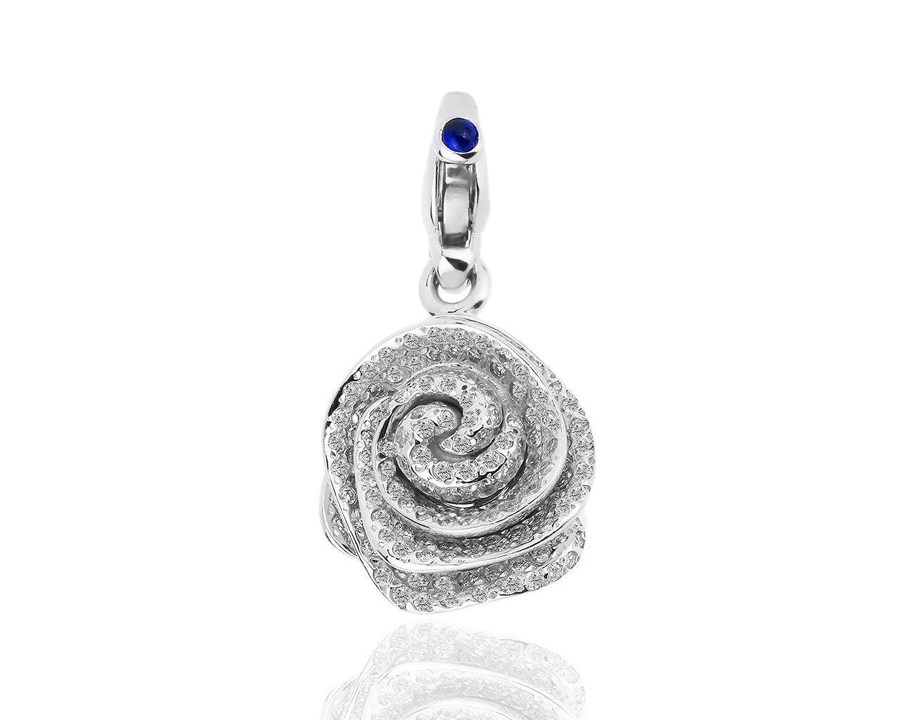 Золотой кулон с сапфиром и бриллиантами 0.82ct Pasquale Bruni 291218/4 Золотой кулон с сапфиром и бриллиантами 0.82ct Pasquale Bruni 291218/4