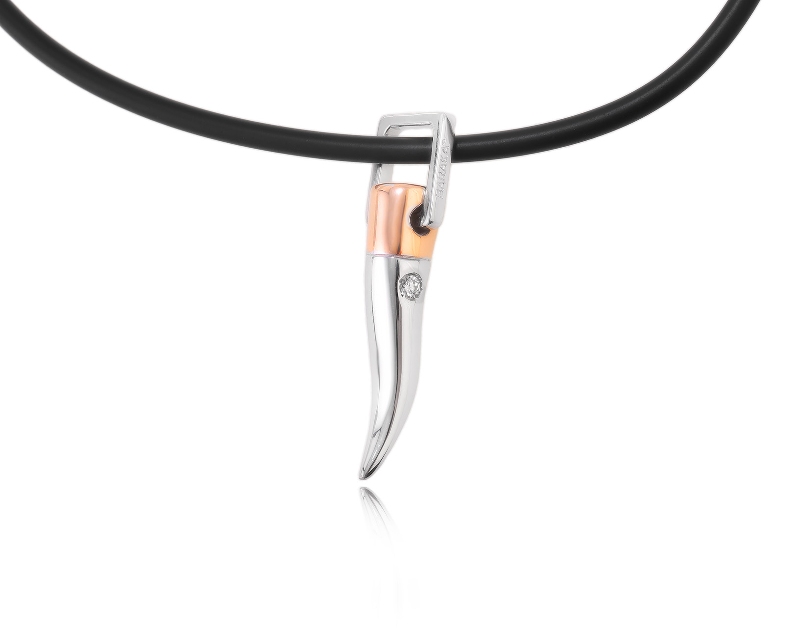 Оригинальный золотой кулон с бриллиантом 0.05ct Baraka Hydra 081123/2