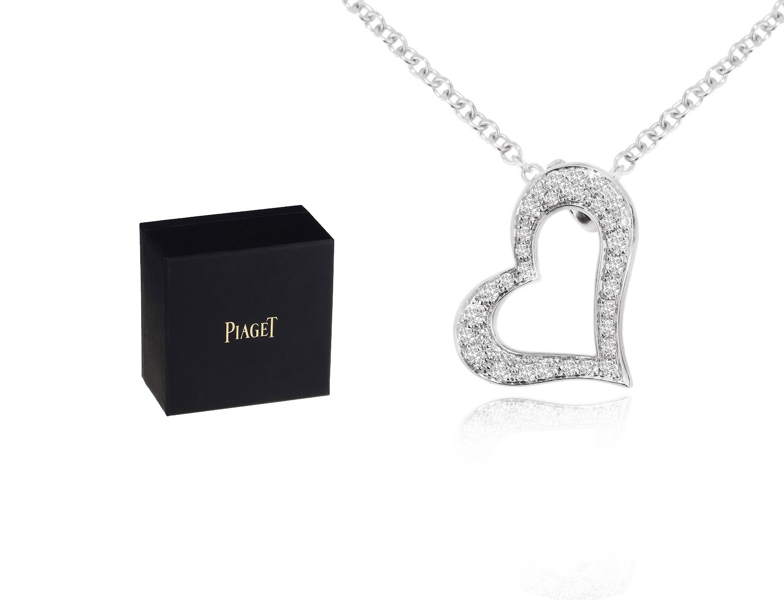 Оригинальный золотой кулон с бриллиантами 0.38ct Piaget