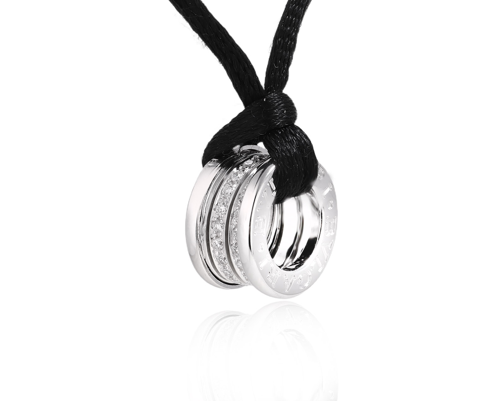 Оригинальный золотой кулон с бриллиантами 0.45ct Bvlgari B.Zero1 040425/5