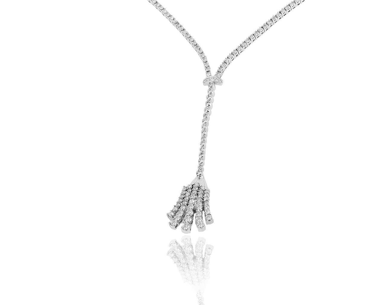 Престижное золотое колье с бриллиантами 1.51ct 260619/4