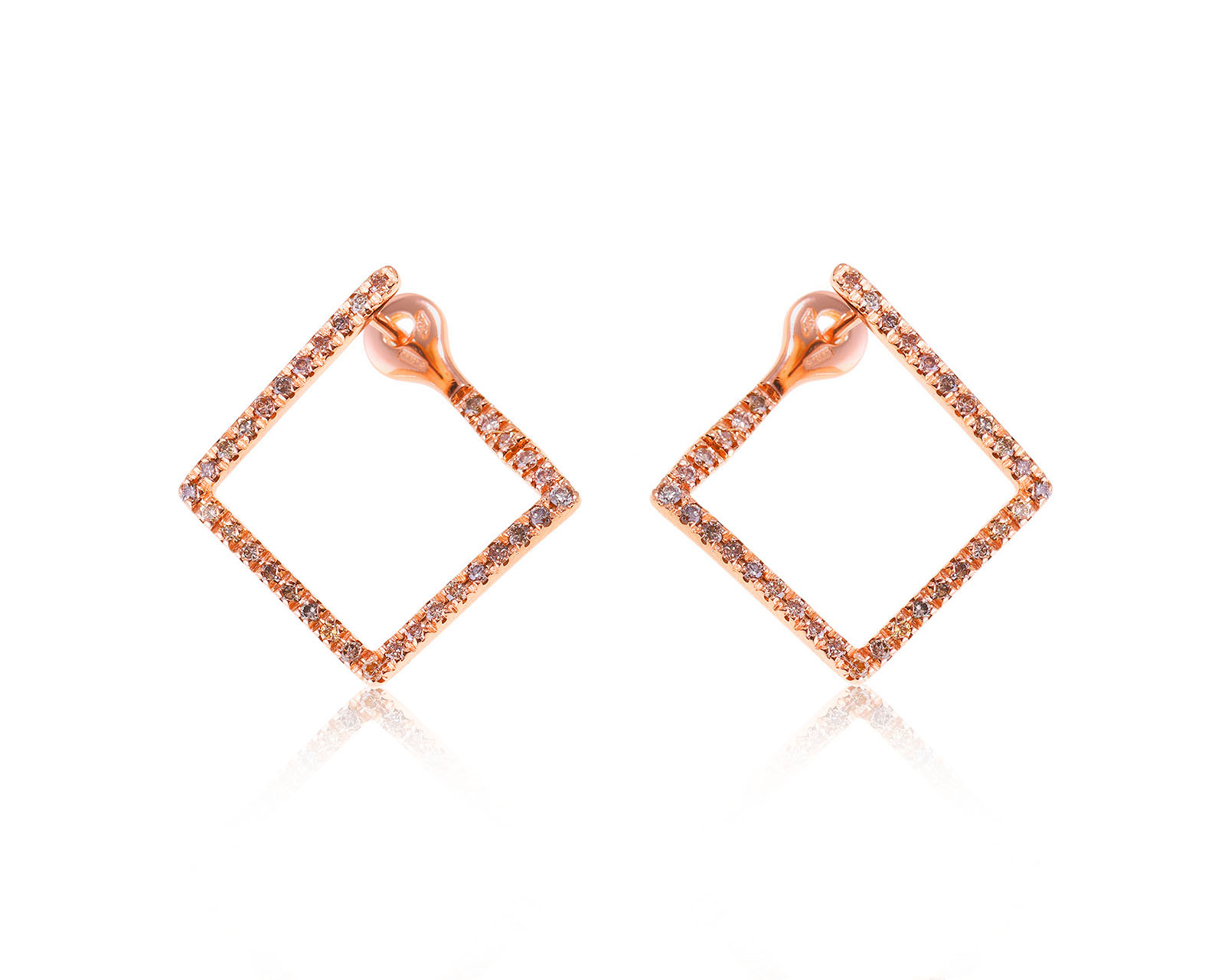 Оригинальные золотые серьги с бриллиантами 0.54ct Moraglione 280824/3