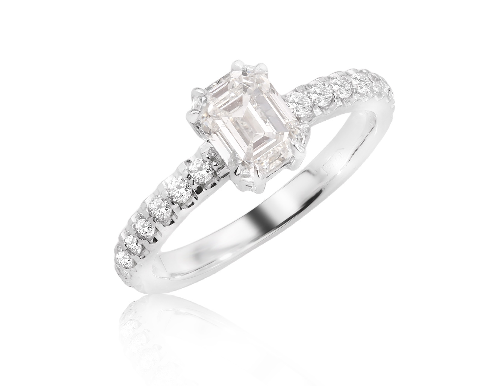 Оригинальное золотое кольцо с бриллиантами 1.11ct Parure Atelier 171225/5