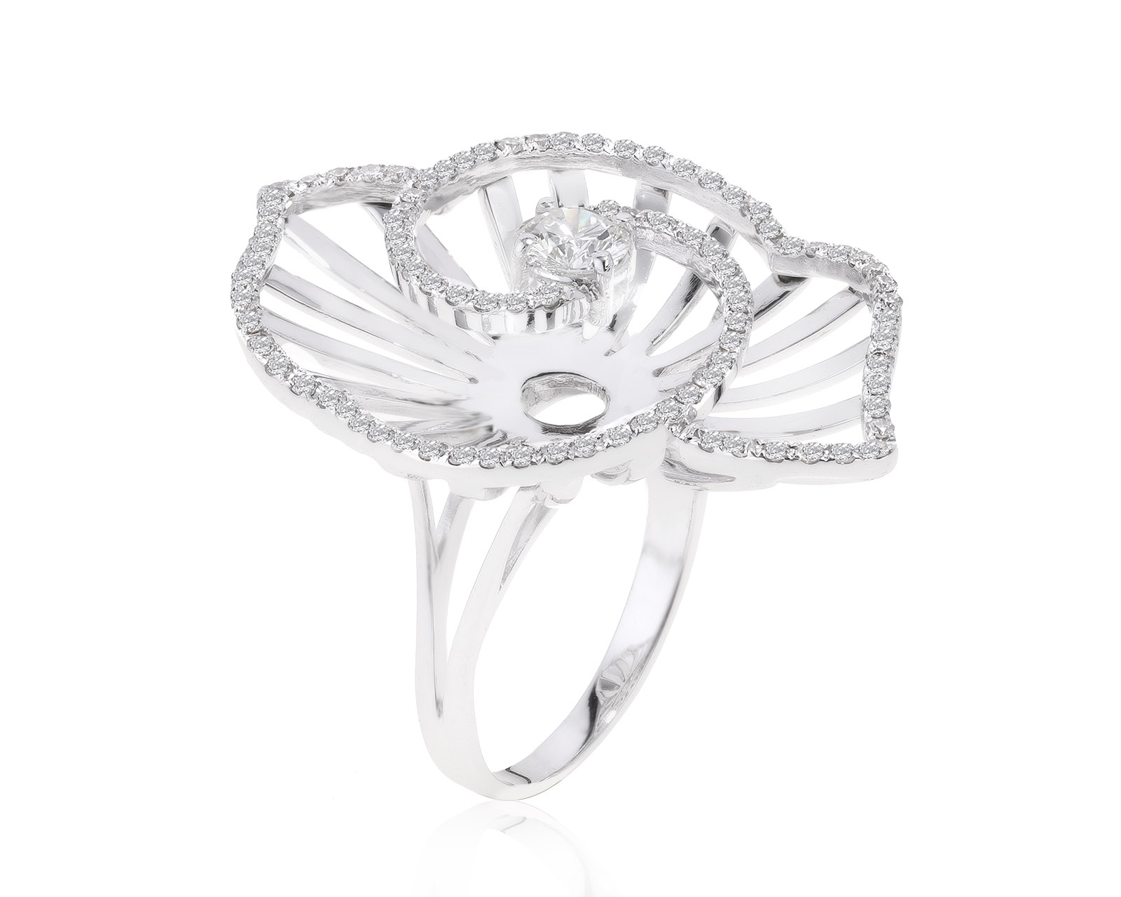 Великолепное золотое кольцо с бриллиантами 1.02ct 171121/16