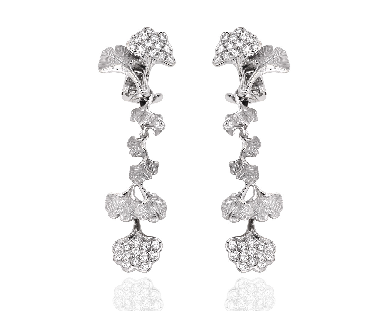 Золотые серьги с бриллиантами 1.05ct Carrera y Carrera 180518/3