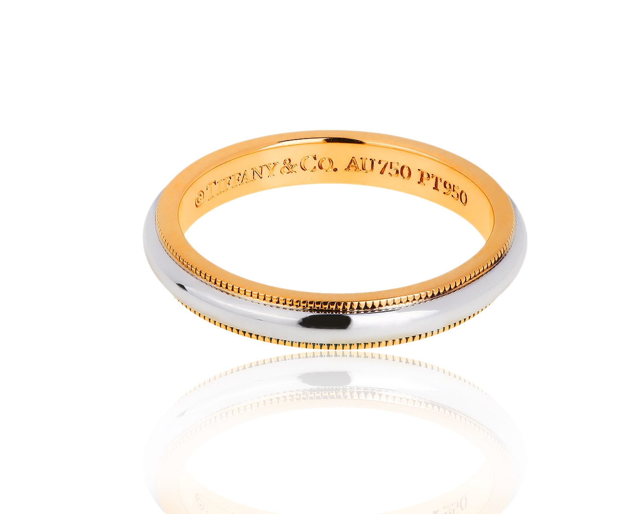 Обручальное кольцо Tiffany&Co Milgrain 161018/2