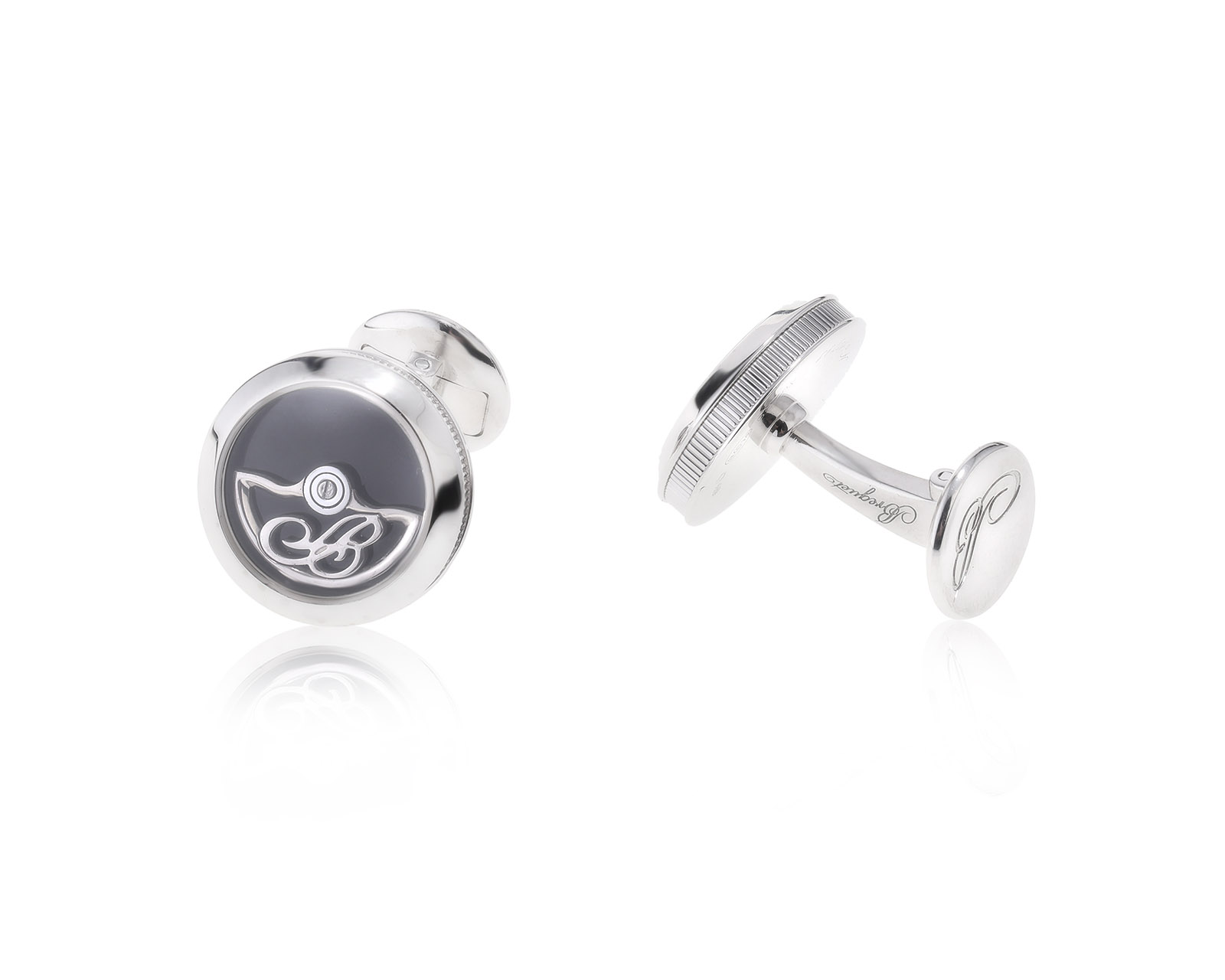 Оригинальные золотые запонки Breguet Cufflinks Rotor 200923/2