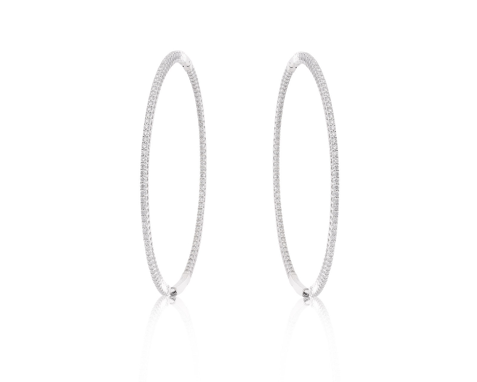 Оригинальные золотые серьги с бриллиантами 4.24ct Constantin Artmayer 271125/КМ235