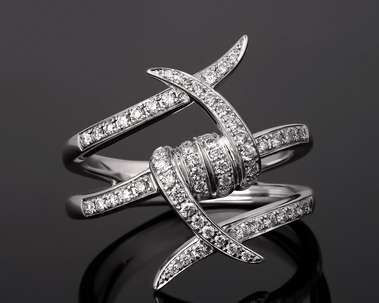 Золотое кольцо с бриллиантами 0.35ct Stephen Webster 221117/7