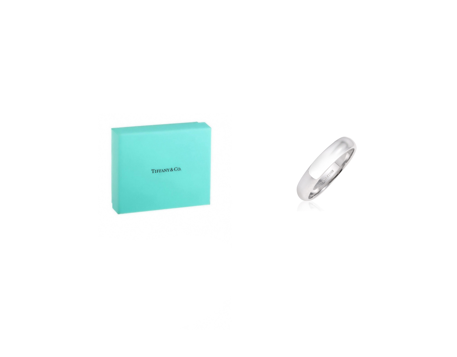 Оригинальное платиновое кольцо Tiffany&Co Forever