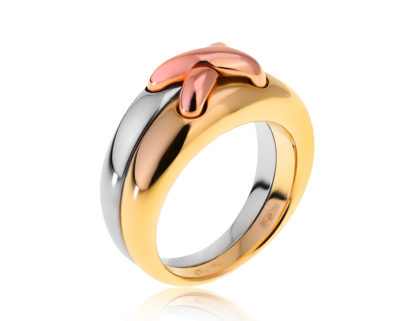 Оригинальное золотое кольцо Chaumet Liens 141220/7