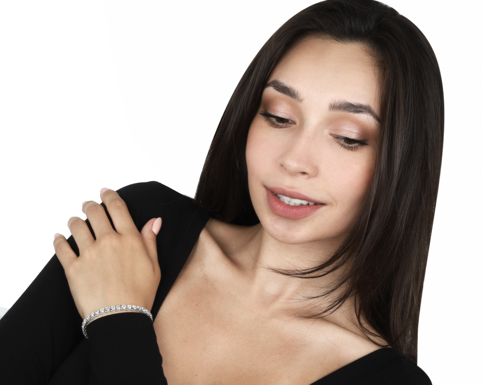 Роскошный золотой браслет с бриллиантами 9.88ct