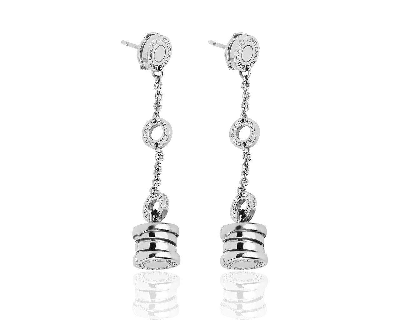 Оригинальные золотые серьги Bvlgari B.Zero 1 170518/3