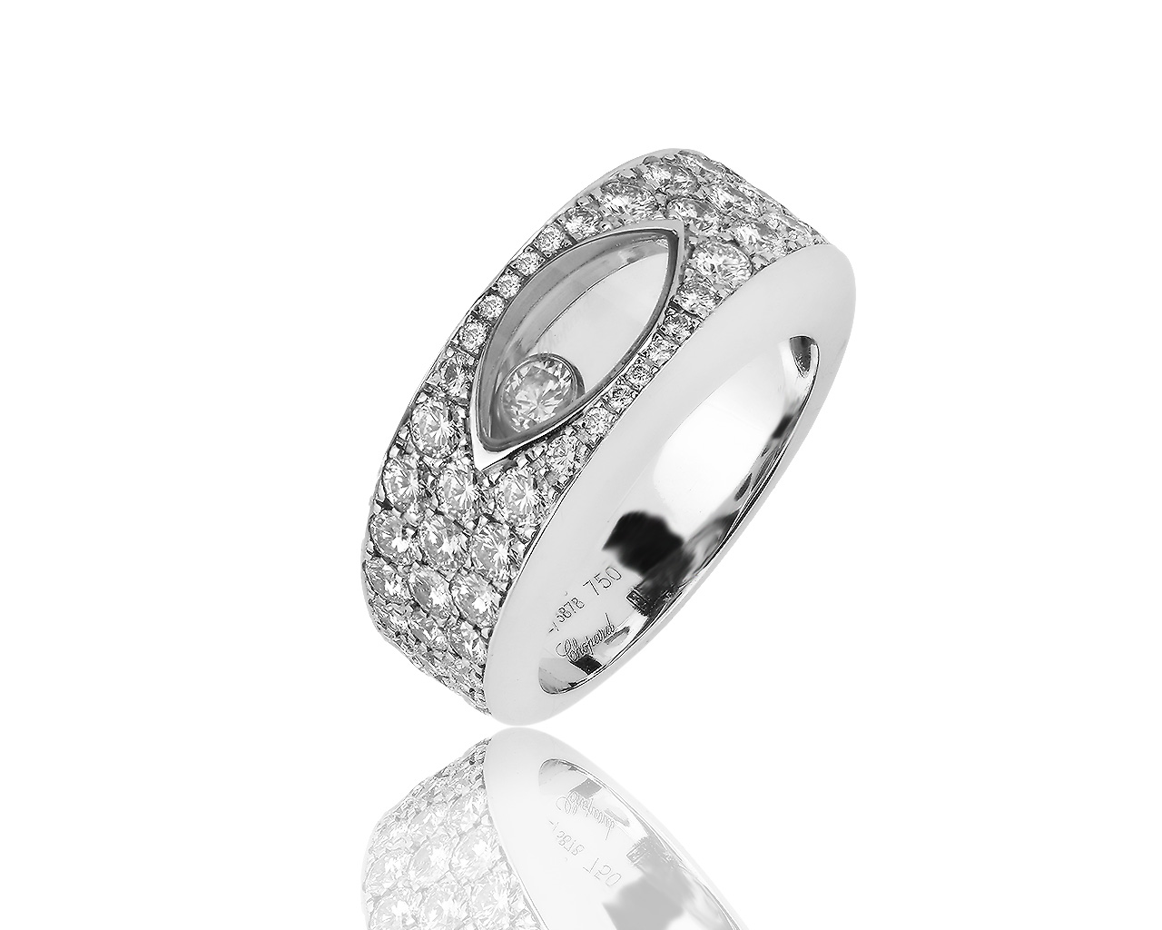 Завораживающее золотое кольцо с бриллиантами 1.70ct Chopard 240719/30