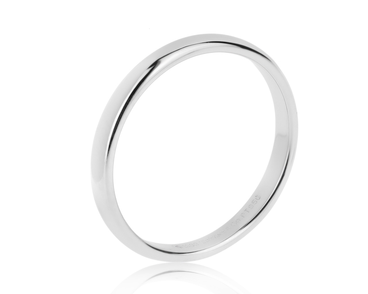 Оригинальное платиновое кольцо Tiffany&Co 231120/14