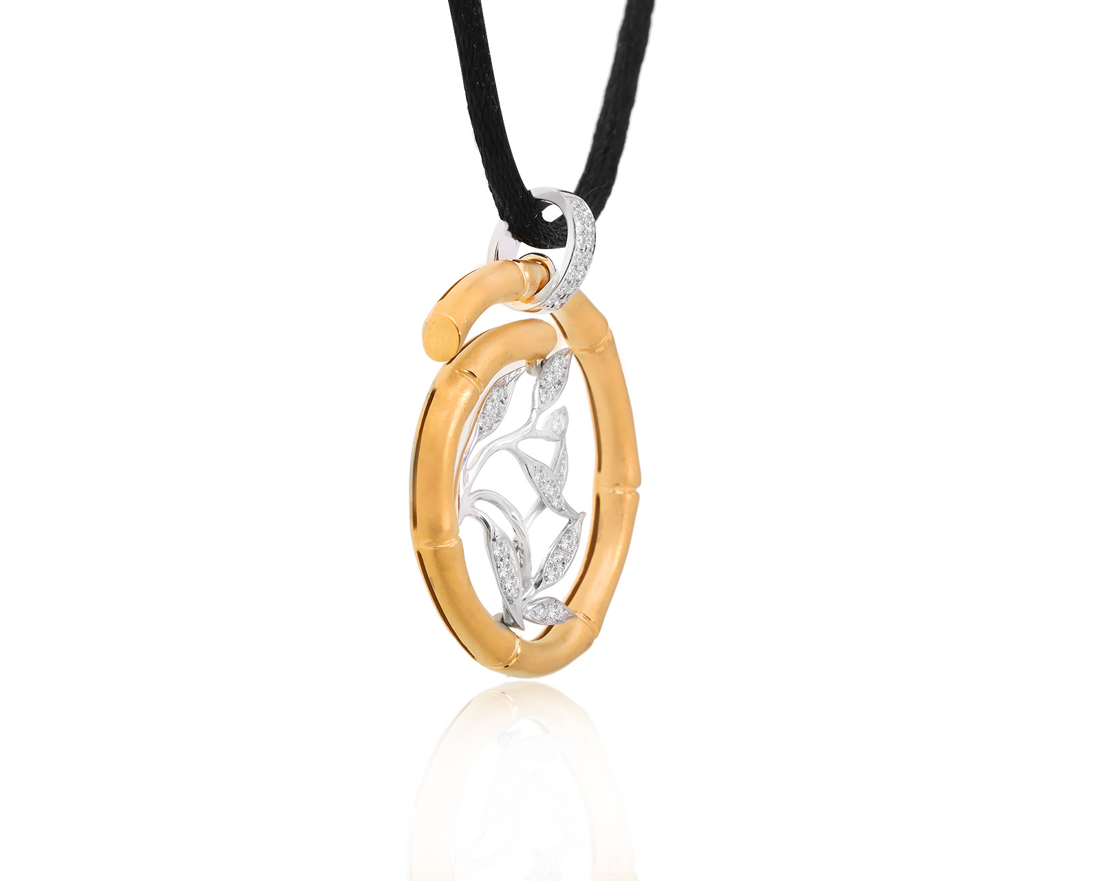 Золотой кулон с бриллиантами 0.38ct