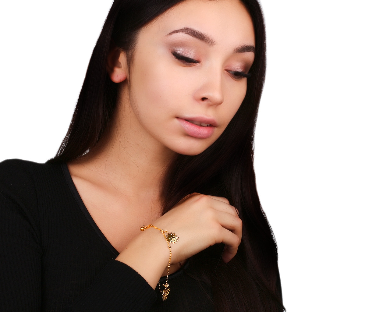 Оригинальный золотой браслет с бриллиантами 0.20ct Pasquale Bruni