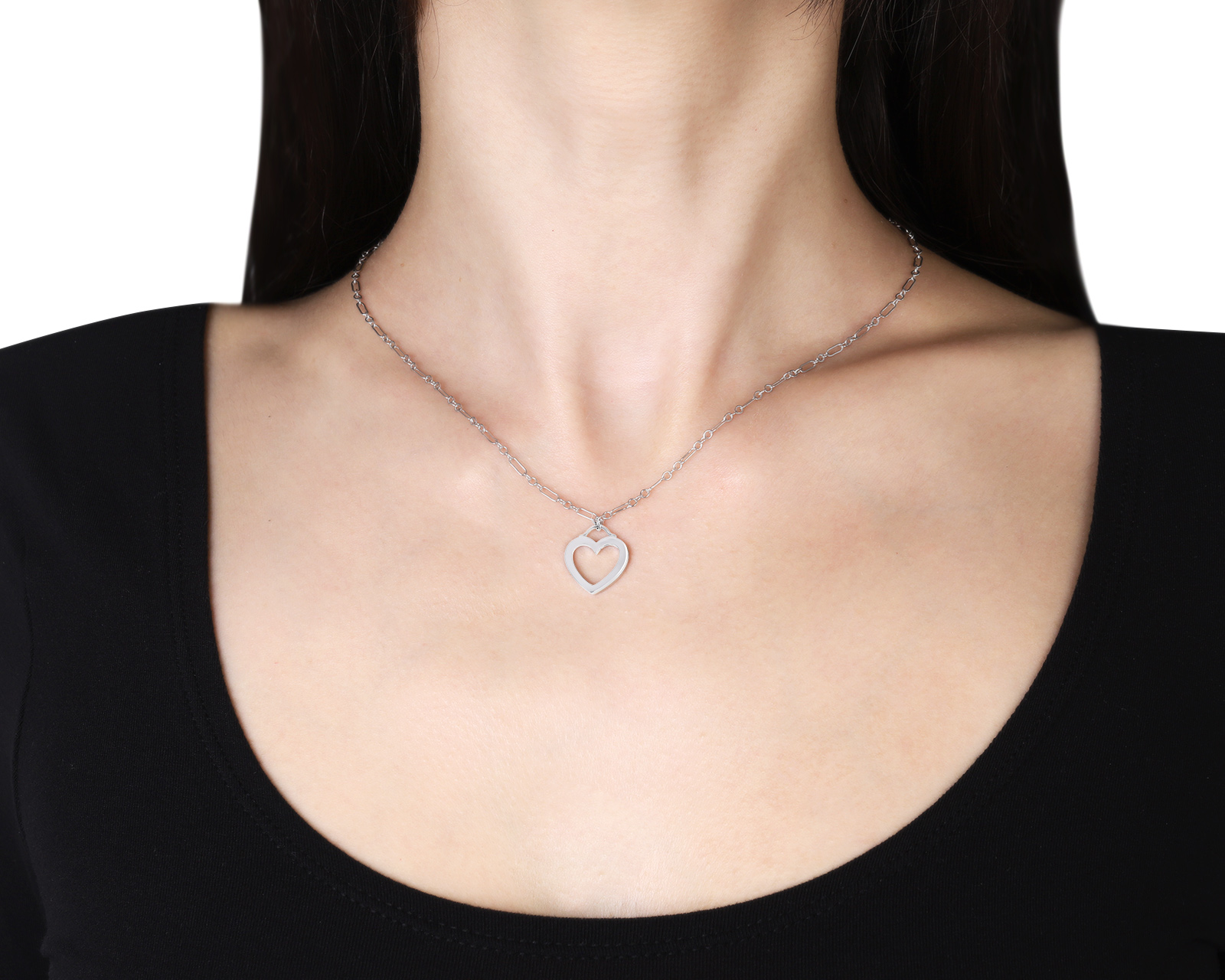 Оригинальное золотое колье Tiffany&Co Open Heart