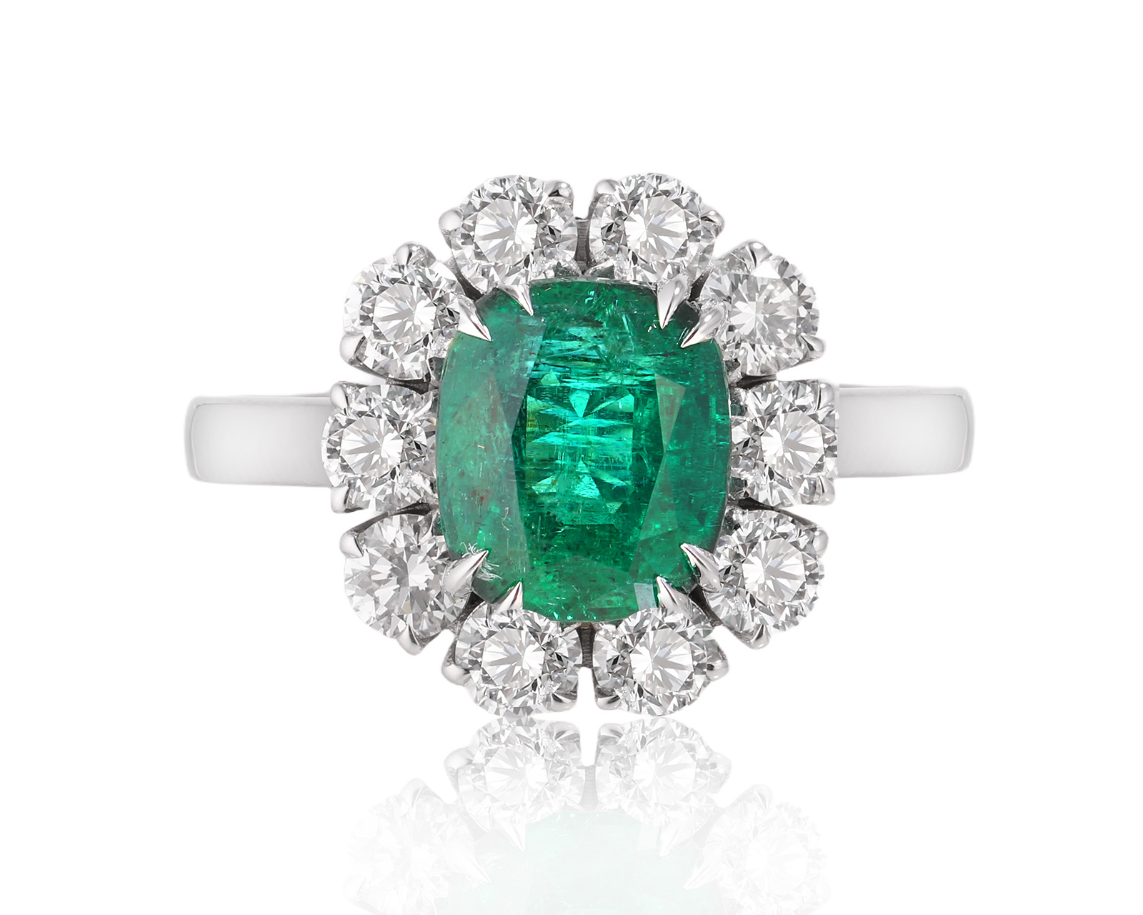 Золотое кольцо с изумрудом Замбия 2.59ct Evgeny Matveev 210725/Б198 Золотое кольцо с изумрудом Замбия 2.59ct Evgeny Matveev 210725/Б198