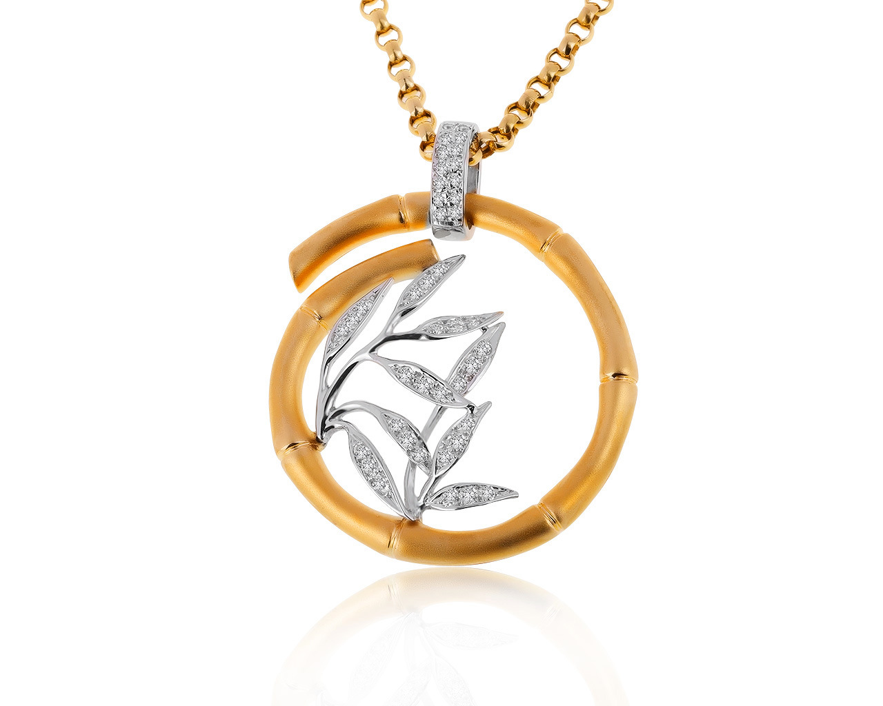 Оригинальный золотой кулон с бриллиантами 0.36ct Carrera y Carrera