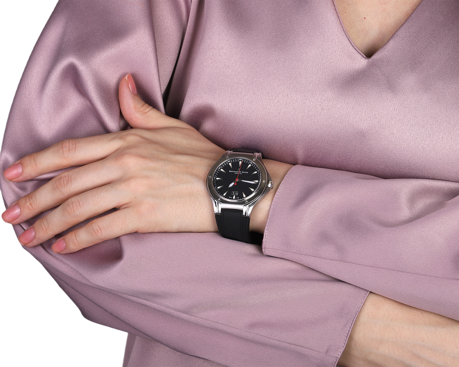 Оригинальные стальные часы Bernhard H. Mayer Le Classique