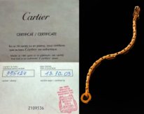 Cartier Agrafe идеальный золотой браслет