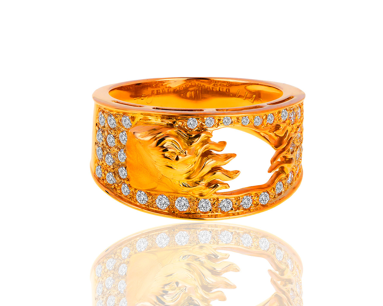 Оригинальное золотое кольцо с бриллиантами 0.50ct Carrera y Carrera 190419/1