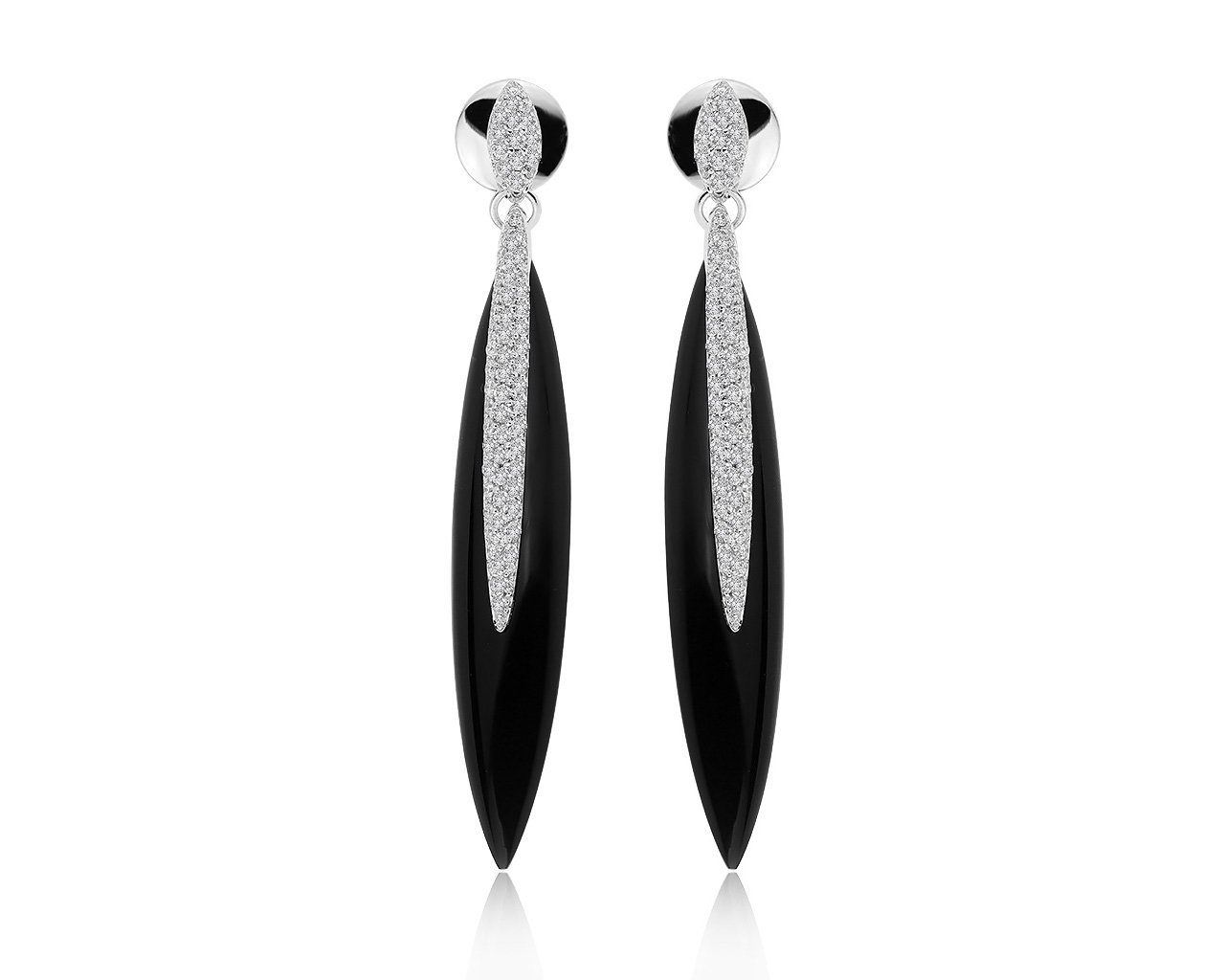 Оригинальные золотые серьги с бриллиантами 1.74ct Crivelli 180820/3