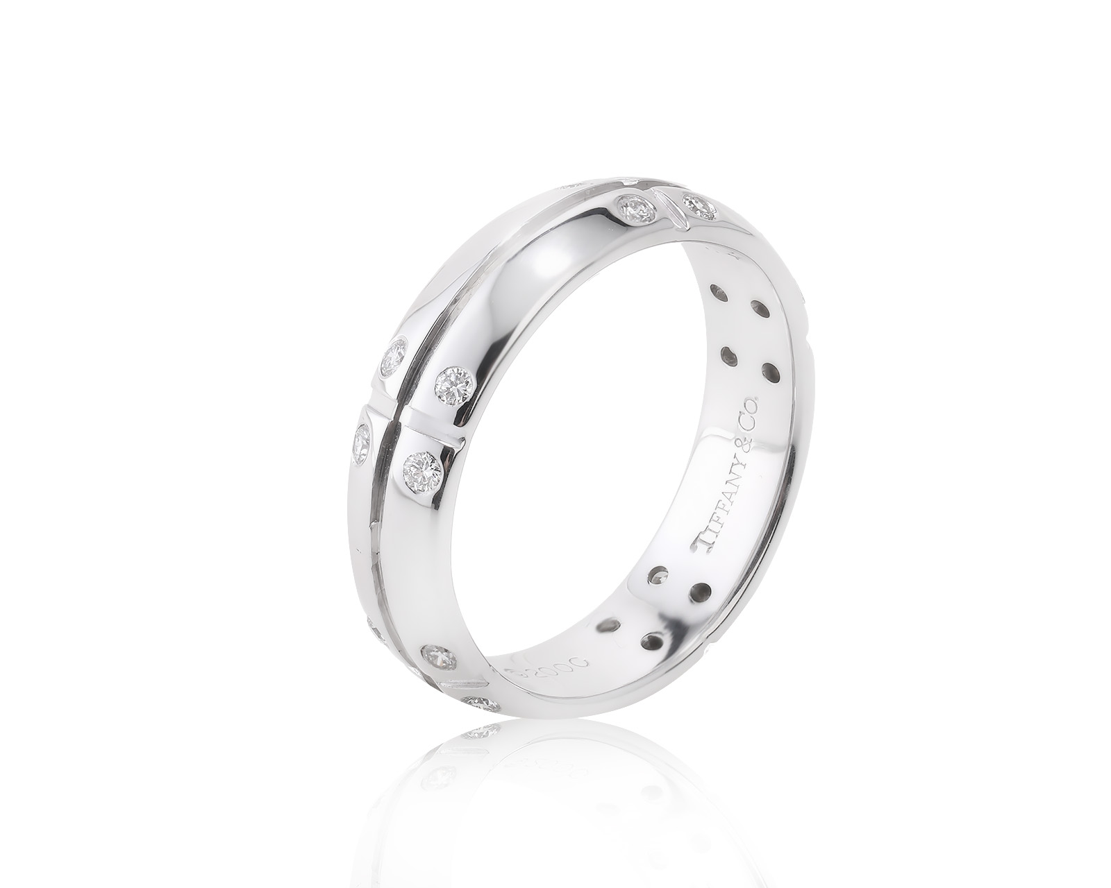 Оригинальное золотое кольцо Tiffany&Co Stream America 240723/1