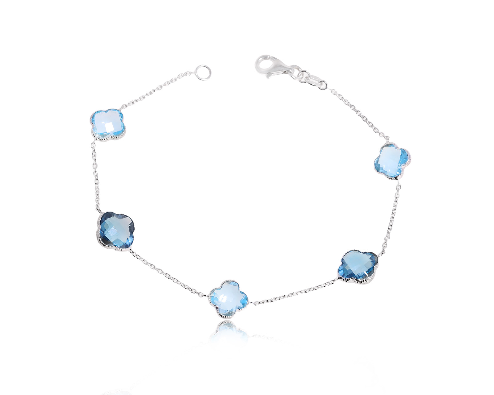 Оригинальный золотой браслет с топазами 5.75ct Roberto Bravo 180425/4