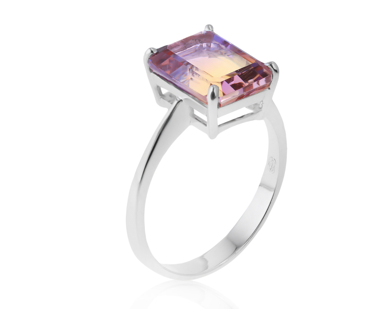 Прекрасное золотое кольцо с аметрином 4.31ct 180421/3