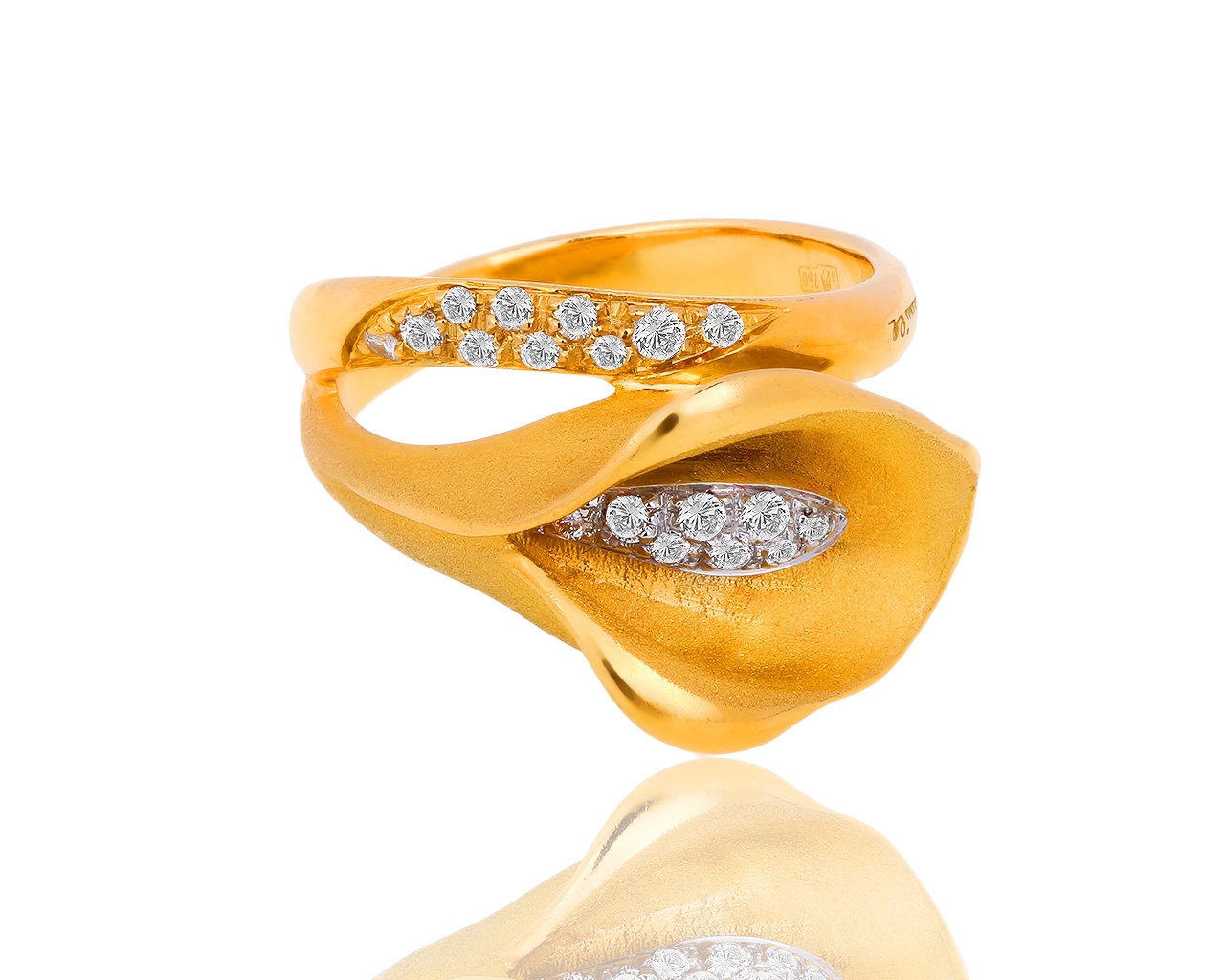 Золотое кольцо с бриллиантами 0.21ct Annamaria Cammilli 230818/5