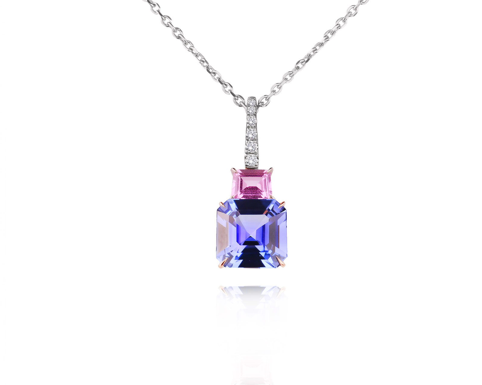 Золотое колье с танзанитом 2.53ct Evgeny Matveev 200726/Б335