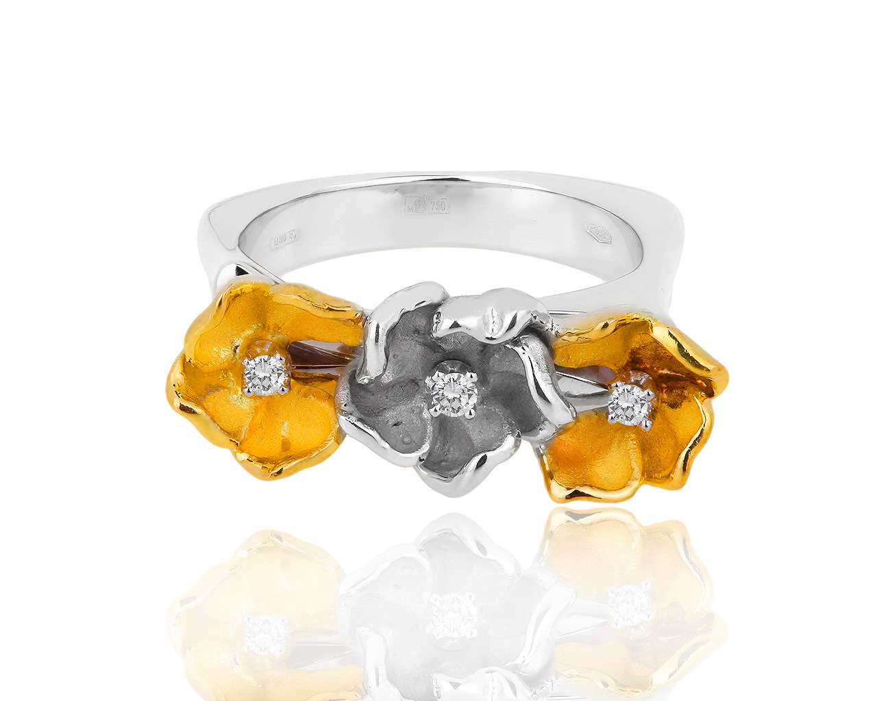 Изящное золотое кольцо Annamaria Cammilli 221118/5