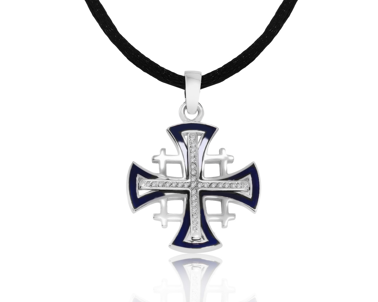 Престижный золотой кулон с бриллиантами 0.11ct