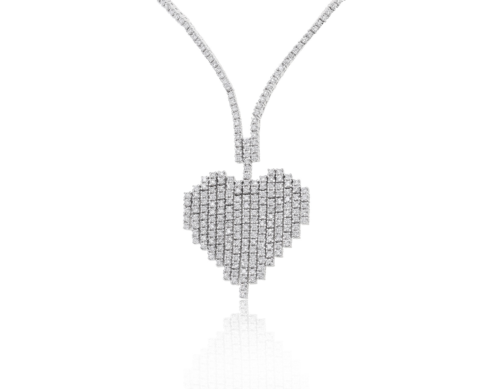 Превосходное золотое колье с бриллиантами 3.01ct 011122/1 Превосходное золотое колье с бриллиантами 3.01ct 011122/1